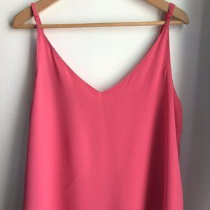 Cotton on coral silky cami top